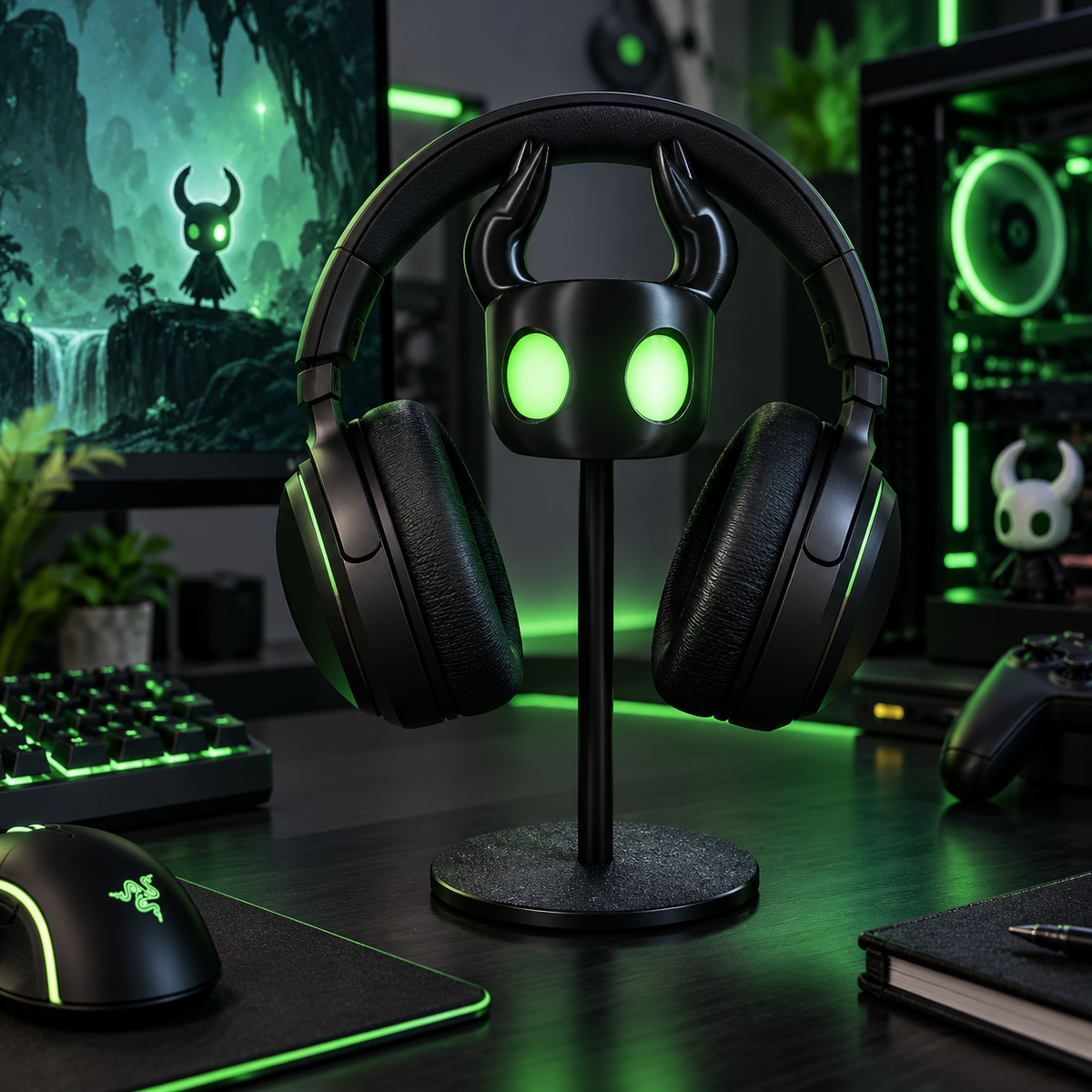 DeskBloom™ Knight Headphone Stand