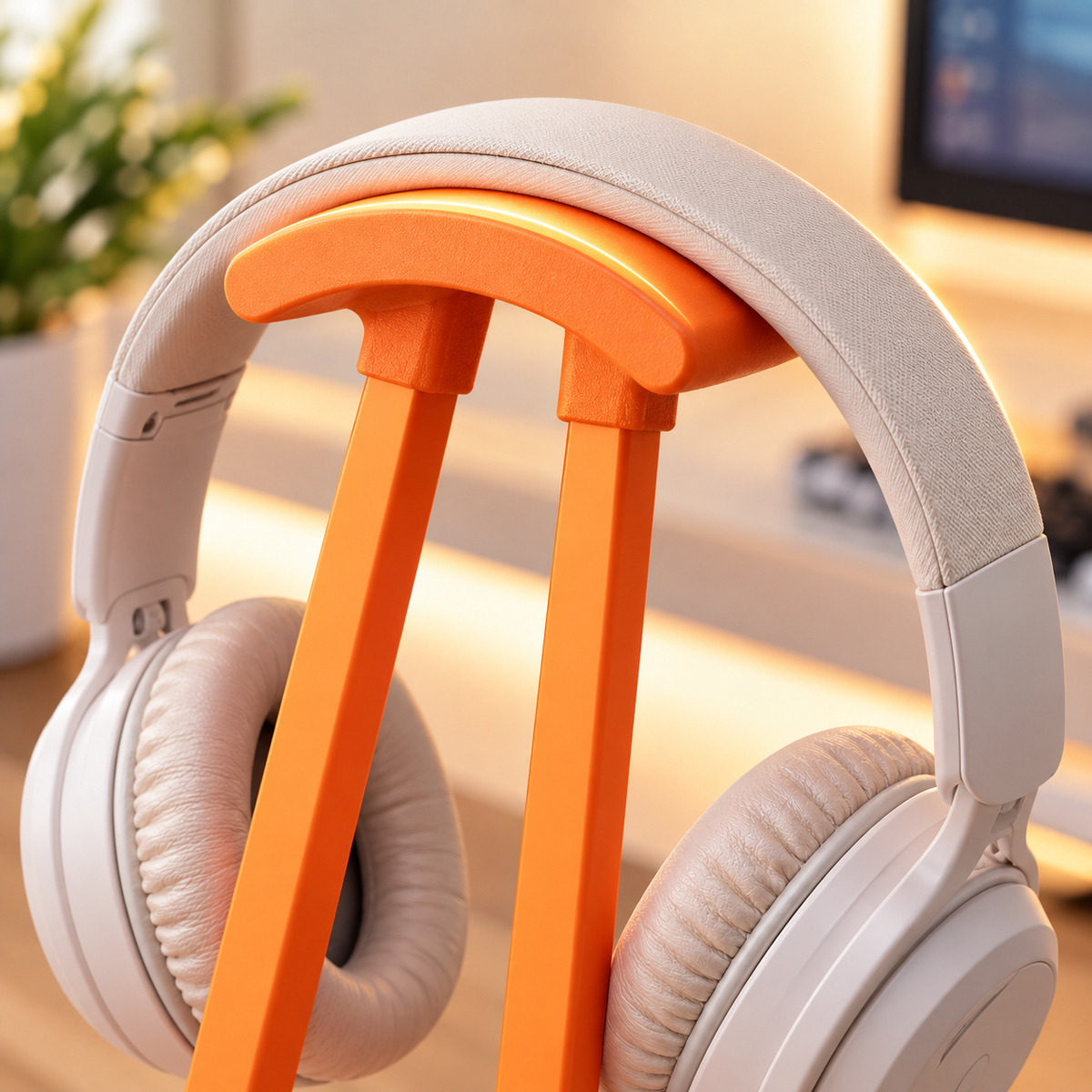 DeskBloom™ Minimalist Headphone Stand