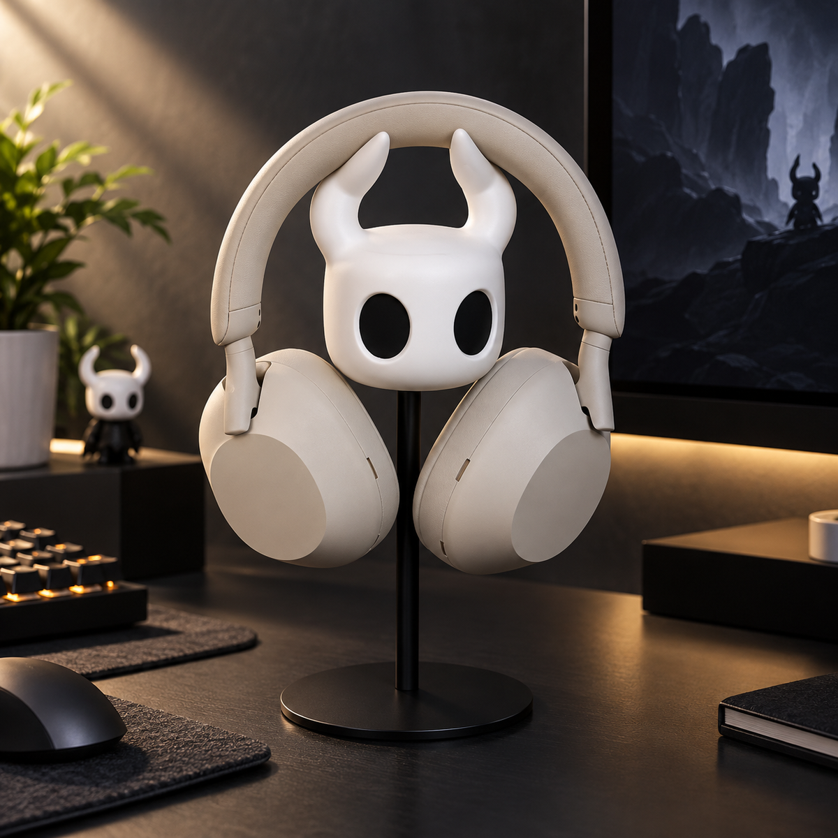DeskBloom™ Knight Headphone Stand