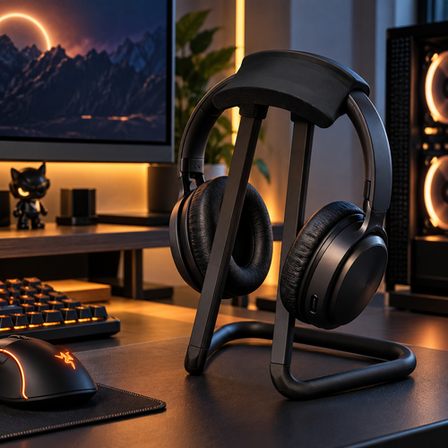DeskBloom™ Minimalist Headphone Stand