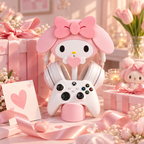 DeskBloom™ Bunny Bow Headset Stand